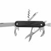 Whitby Knives Whitby Black Pakkawood Multipurpose Folding Knife (2.76") W/ 7 Tools | Multi-Tool Knives