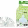 Klean Kanteen Klean Kanteen Baby Bottle Nipple - Fast Flow (2Pk) | Caps & Accessories