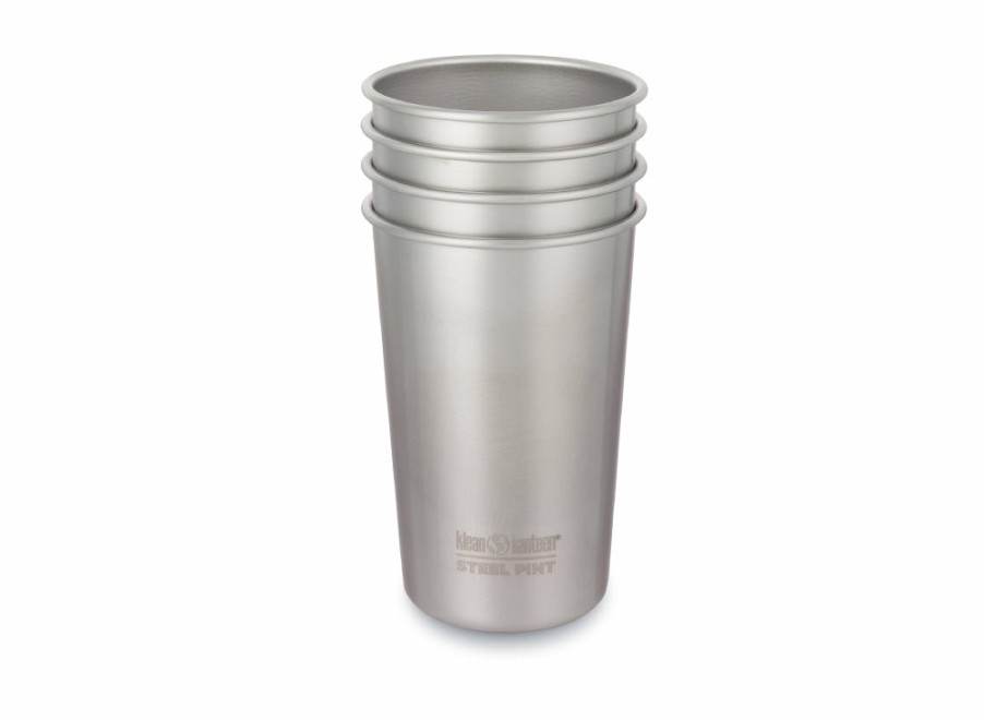 Klean Kanteen Klean Kanteen Steel Cup 473Ml - 4 Pack - Brushed Stainless | Cups & Tumblers