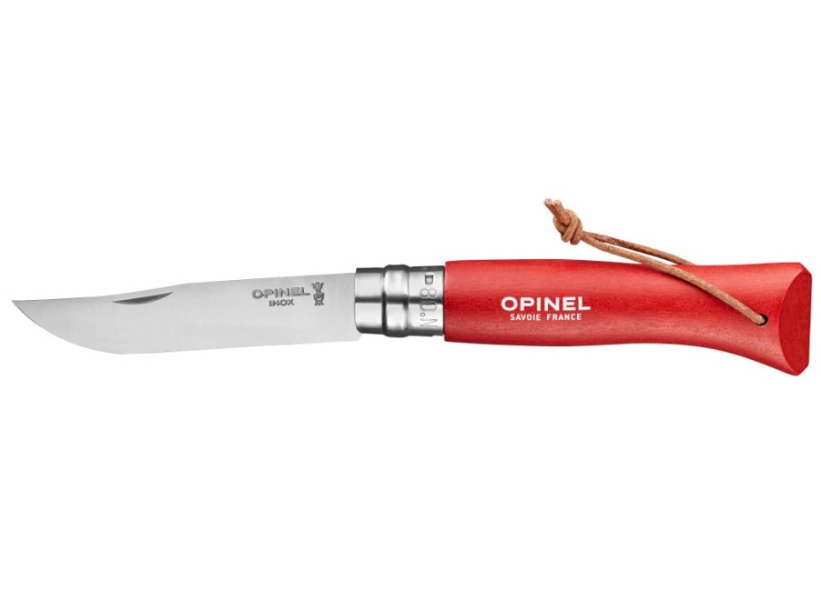 Opinel Opinel No.8 Colorama Trekking Knife - Red | Outdoor Knives