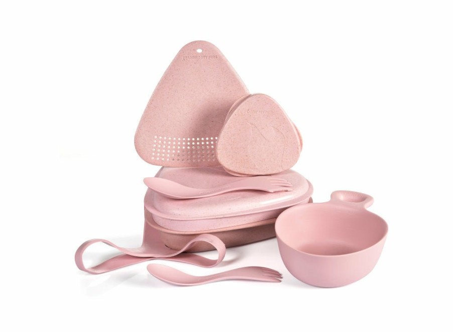 Light My Fire Light My Fire Outdoor Mealkit 8Pcs - Dusty Pink | Lunchboxes