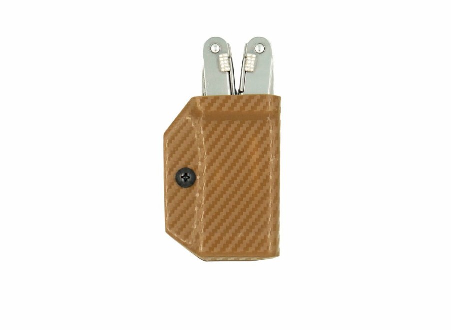 Clip & Carry Clip & Carry Kydex Sheath: Victorinox Spirit - Brown Carbon Fibre | Sheaths