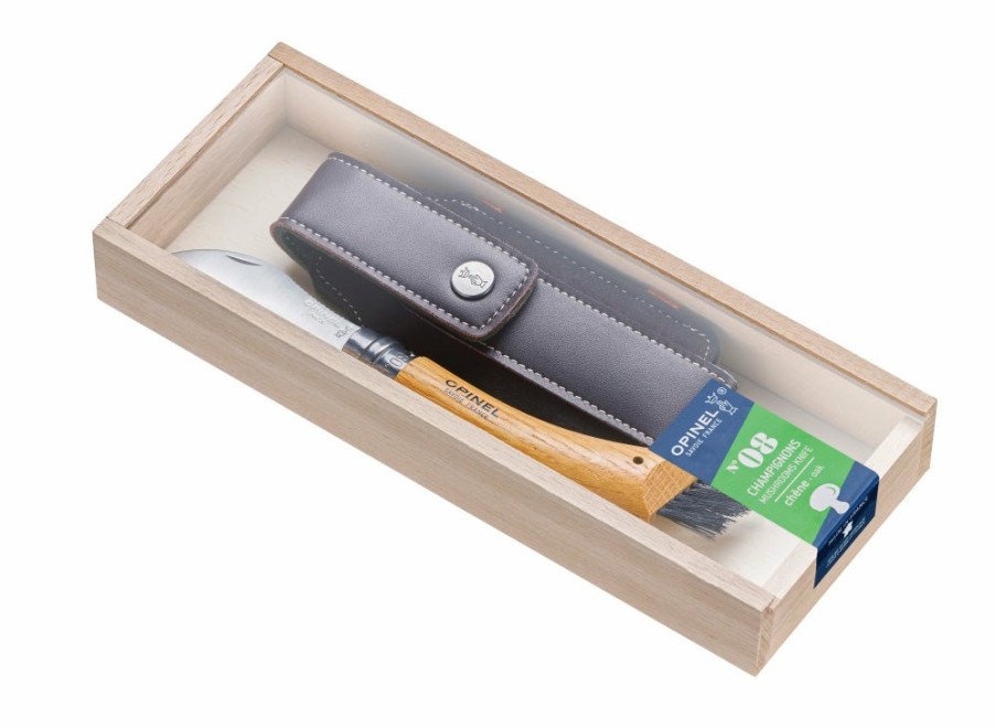 Opinel Opinel No.8 Mushroom Knife With Sheath Gift Set | Gardening Knives