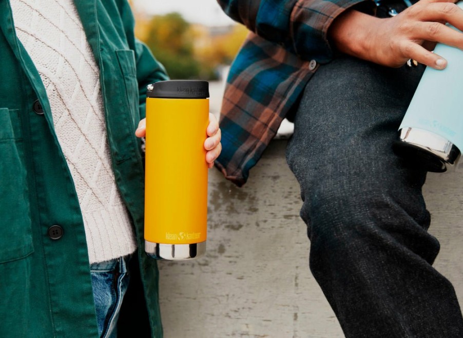 Klean Kanteen Klean Kanteen Insulated Tkwide W/ Cafe Cap 473Ml - Marigold | Insulated Bottles