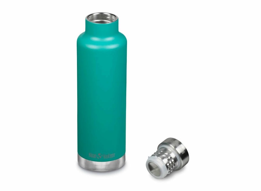 Klean Kanteen Klean Kanteen Insulated Classic W/ Pour Through Cap 750Ml - Porcelain Green | Insulated Bottles