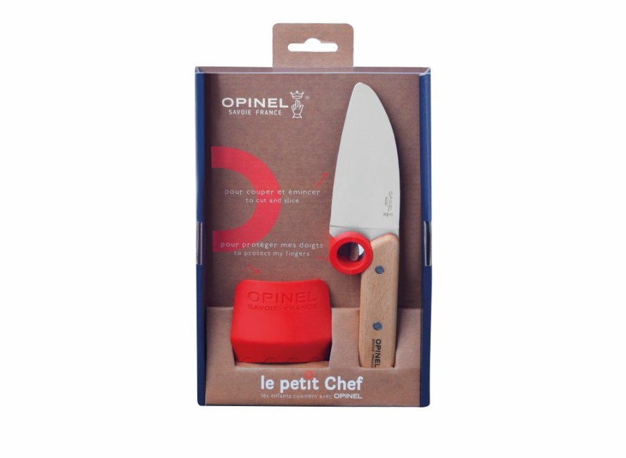 Opinel Opinel Le Petit Chef Kitchen Knife & Finger Guard | Le Petit Chef Collection