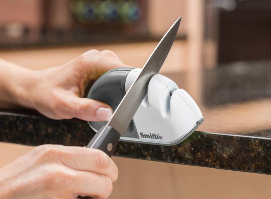 Smith's Housewares Smith'S Edge Grip Select 2-Step Knife Sharpener | Kitchen Accessories