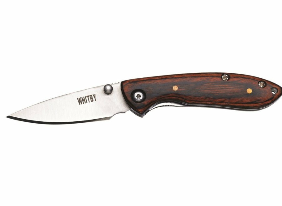 Whitby Knives Whitby Pakkawood Lock Knife (1.75") | Lock Knives