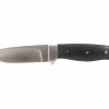 Whitby Knives Whitby Black Pakkawood Sheath Knife (3.25") | Bushcraft & Survival Knives