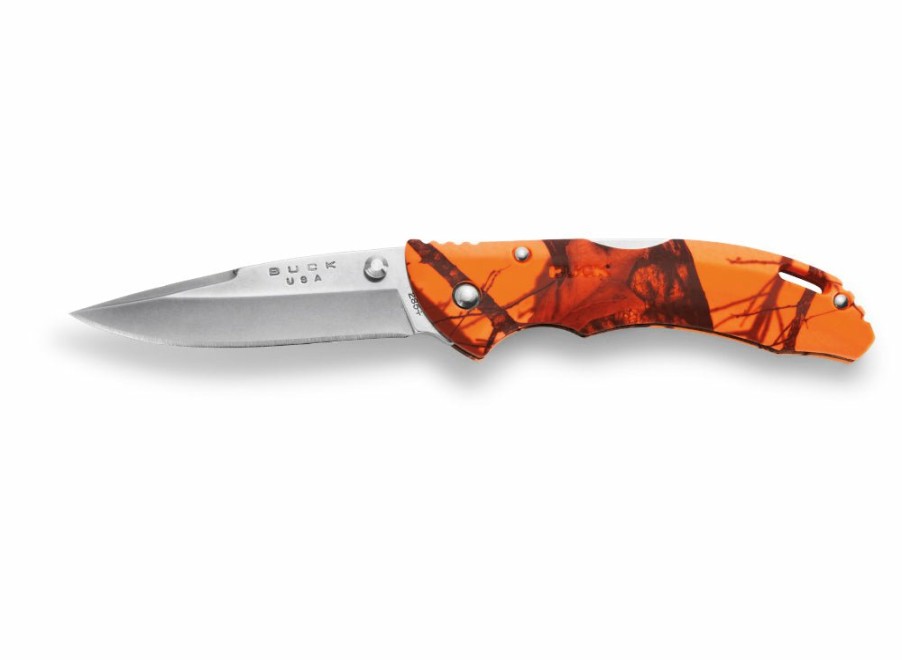 Buck Buck Bantam Blw Knife - Mossy Oak Blaze Orange Camo | Hunting Knives