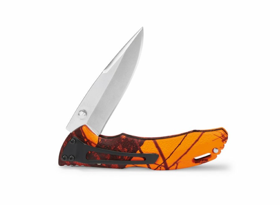 Buck Buck Bantam Blw Knife - Mossy Oak Blaze Orange Camo | Hunting Knives