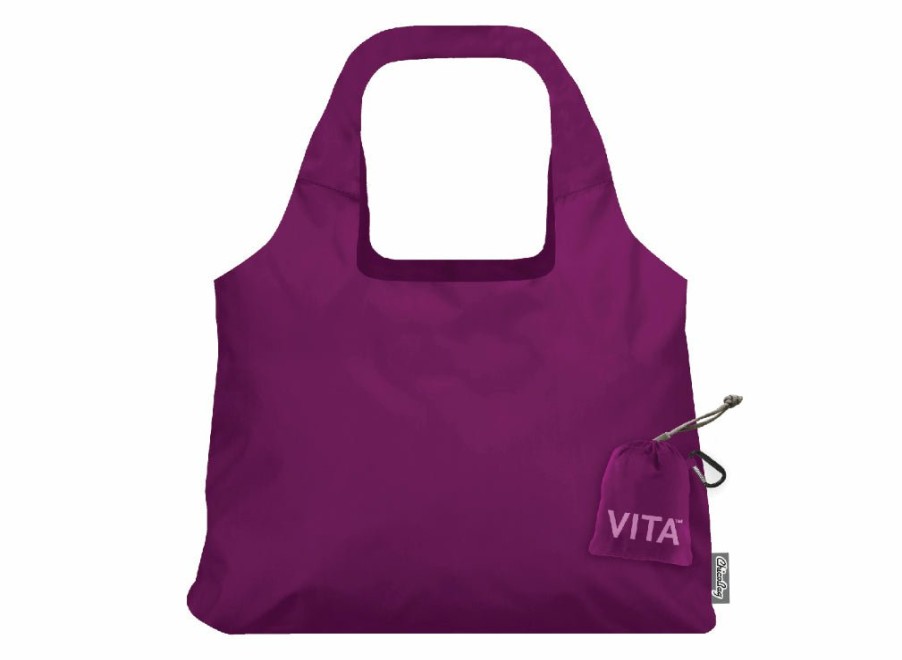 ChicoBag Chicobag Vita Polyester Shoulder Tote - Boysenberry | Reusable Shopping Bags