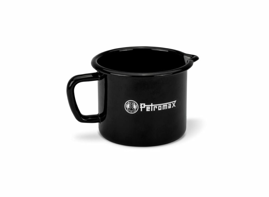 Petromax Petromax 1L Enamel Milk Pot - Black | Enamel Tableware