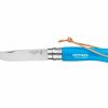 Opinel Opinel No.7 Colorama Trekking Knife - Cyan Blue | Lock Knives