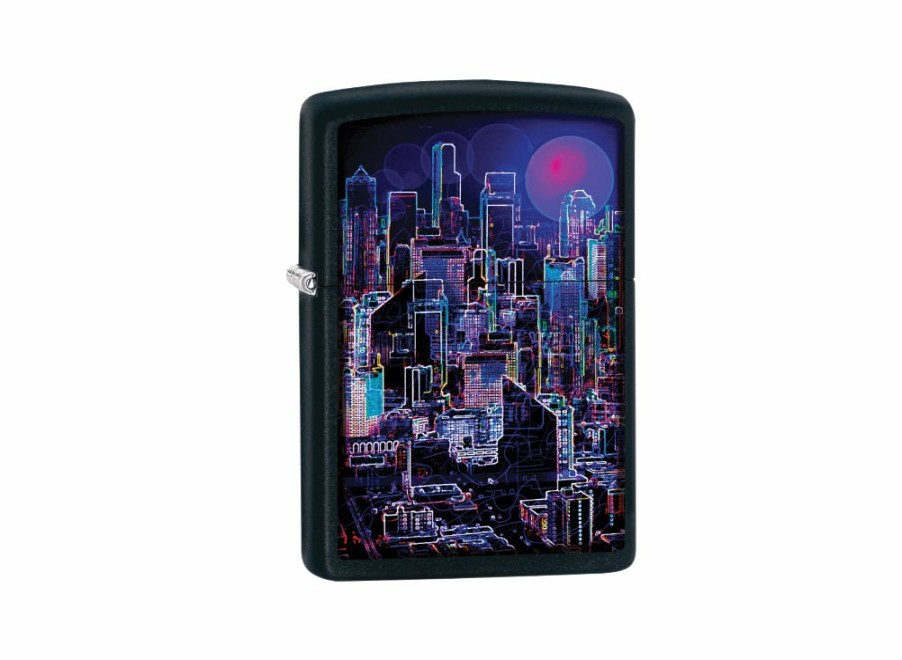 Zippo Zippo Cyberpunk Lighter - Black Matte | Lighters