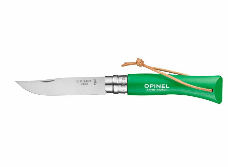 Opinel Opinel No.7 Colorama Trekking Knife - Green | Outdoor Knives