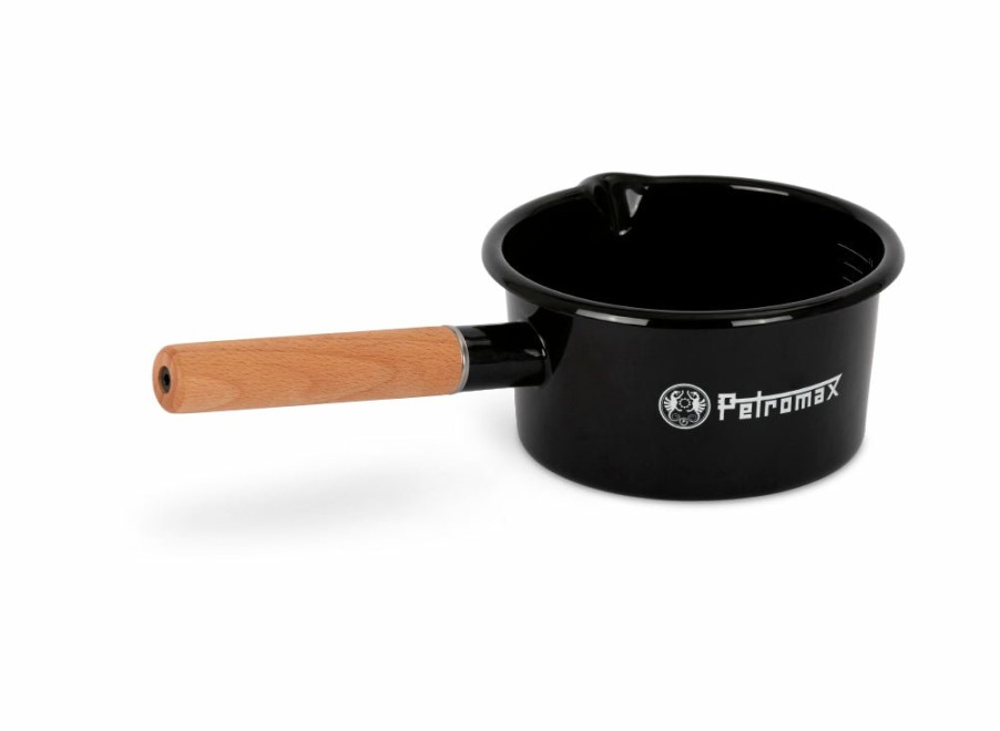 Petromax Petromax 1L Enamel Pan - Black | Enamel Cookware