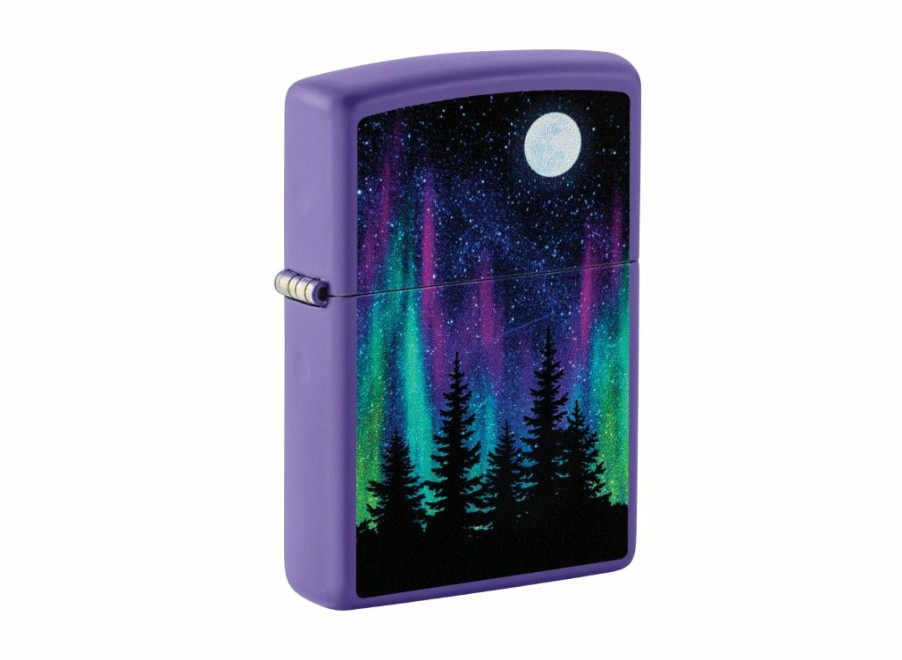 Zippo Zippo Northern Lights Lighter - Purple Matte | Lighters