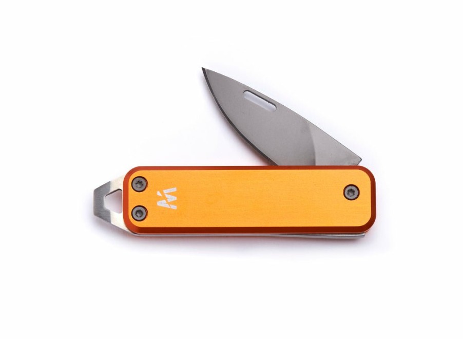 Whitby Knives Whitby Sprint Edc Pocket Knife (1.75") - Lava Orange | General Purpose Knives