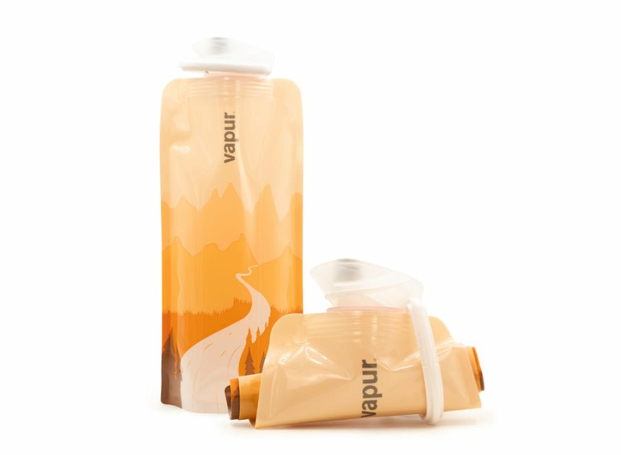 Vapur Vapur Wide Mouth 700Ml - Sierra - California Gold | Foldable Water Bottles