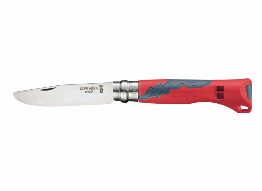 Opinel Opinel No.7 Junior Outdoor Knife - Red | Lock Knives