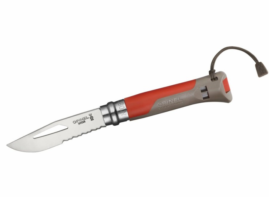 Opinel Opinel No.8 Outdoor Knife - Red | Lock Knives