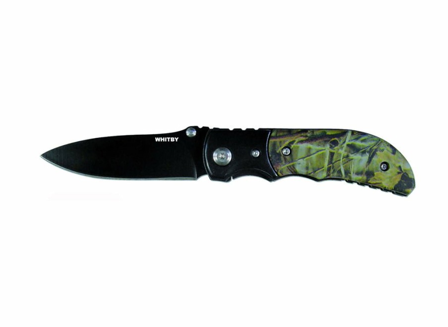 Whitby Knives Whitby Camo Lock Knife (2.75") | Lock Knives