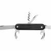 Whitby Knives Whitby Black Pakkawood Multipurpose Folding Knife (2.76") W/ 6 Tools | Multi-Tool Knives