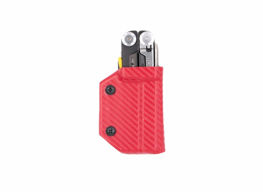 Clip & Carry Clip & Carry Kydex Sheath: Leatherman Signal - Red Carbon Fibre | Multi-Tool Sheaths