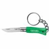 Opinel Opinel No.2 Colorama Non Locking Keyring Knife - Green | General Purpose Knives