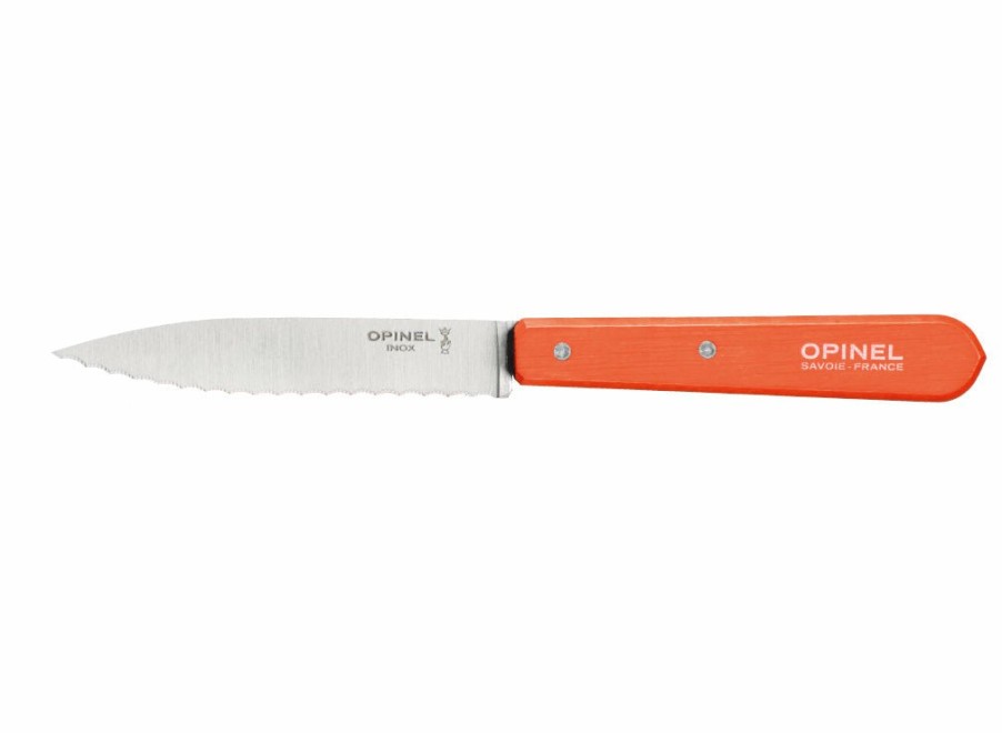 Opinel Opinel No.113 Serrated Knife - Tangerine | Kitchen Knives