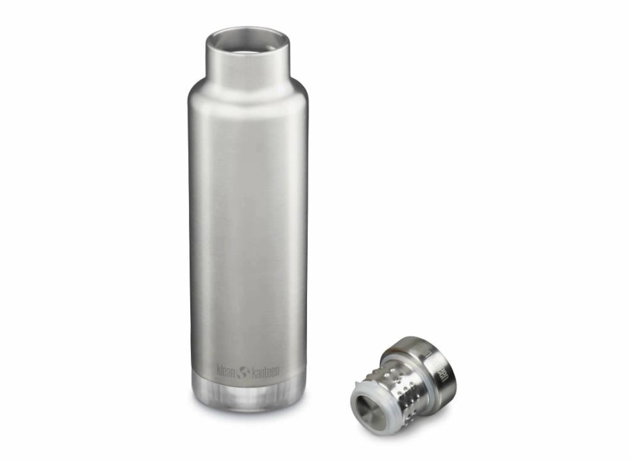 Klean Kanteen Klean Kanteen Insulated Classic W/ Pour Through Cap 750Ml - Brushed Stainless | Insulated Bottles