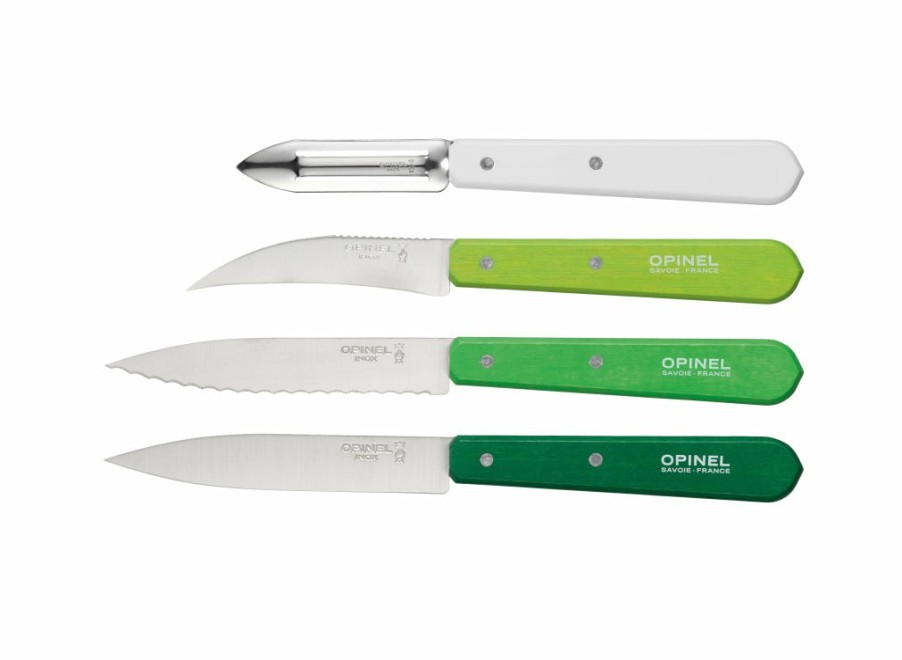 Opinel Opinel Primavera 4Pc Kitchen Knife Set | Vegetable Knives