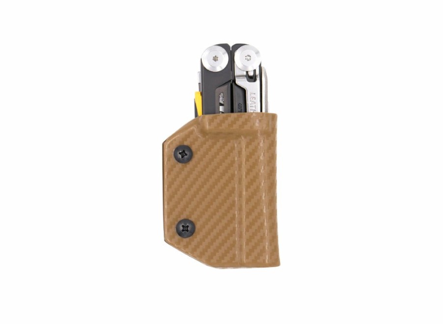 Clip & Carry Clip & Carry Kydex Sheath: Leatherman Signal - Brown Carbon Fibre | Sheaths