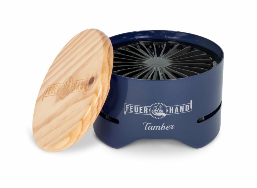 Feuerhand Feuerhand Tamber Table Top Grill - Cobalt Blue | Table Top Grills