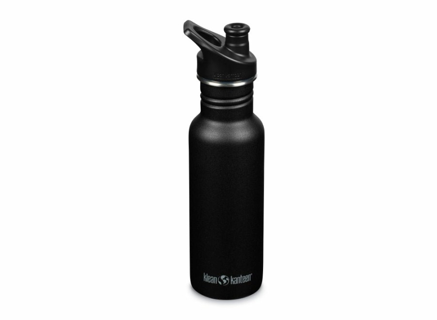 Klean Kanteen Klean Kanteen Narrow Classic W/ Sport Cap 532Ml - Black | Single-Wall Bottles