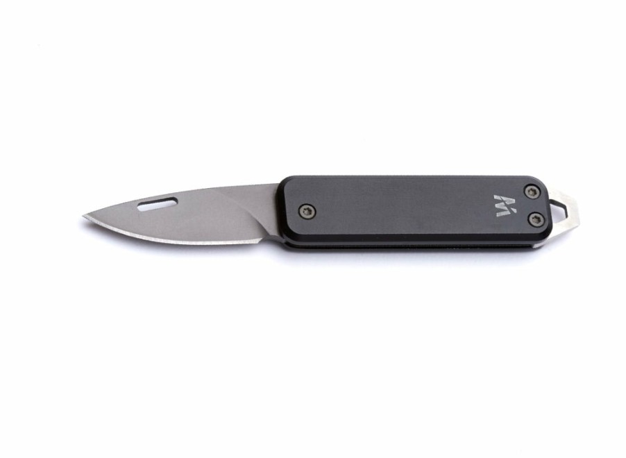 Whitby Knives Whitby Sprint Edc Pocket Knife (1.75") - Charcoal Grey | General Purpose Knives