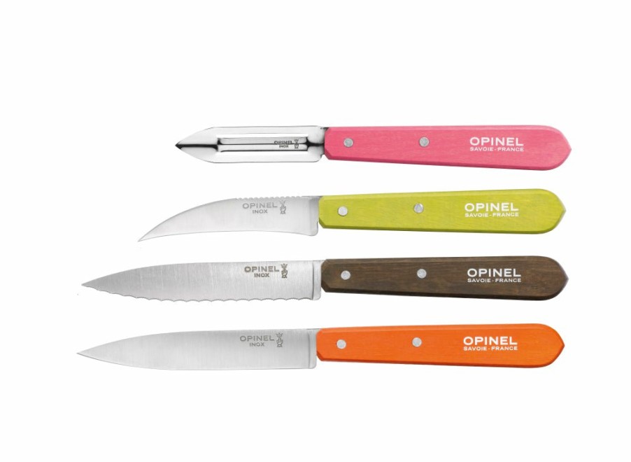 Opinel Opinel Fifties 4Pc Kitchen Knife Set | Serrated Knives