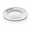 Petromax Petromax Set Of 2 Enamel Plates - White - Medium | Tableware