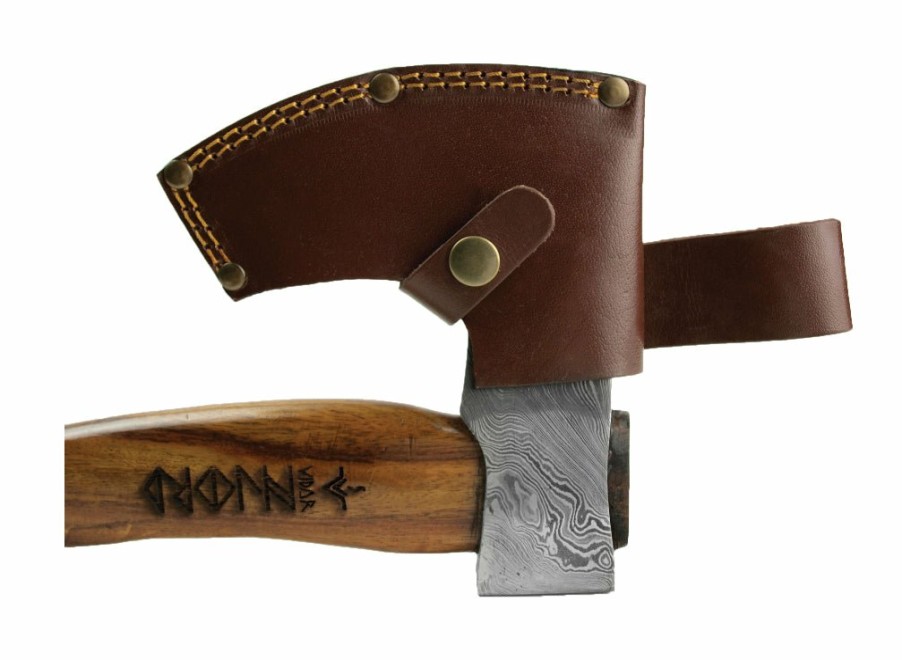 Njord Njord Vidar Viking Damascus Medium Axe | Axes