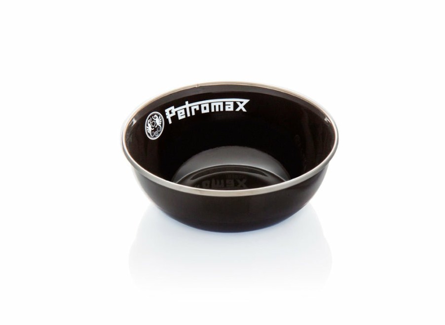 Petromax Petromax Set Of 2 Enamel Bowls - Black - Medium | Tableware