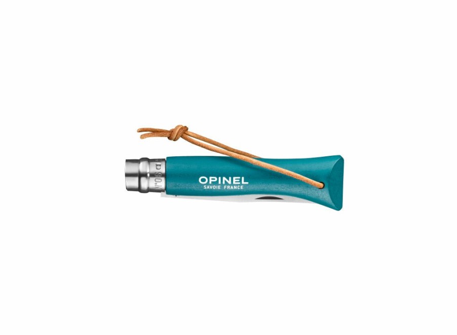 Opinel Opinel No.6 Colorama Trekking Knife - Turquoise | Lock Knives