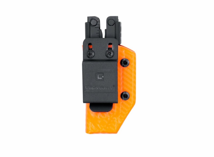 Clip & Carry Clip & Carry Kydex Sheath: Gerber Mp600 - Orange Carbon Fibre | Sheaths