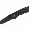 Whitby Knives Whitby Aluminium & Carbon Fibre Effect Lock Knife (2.5") | Lock Knives