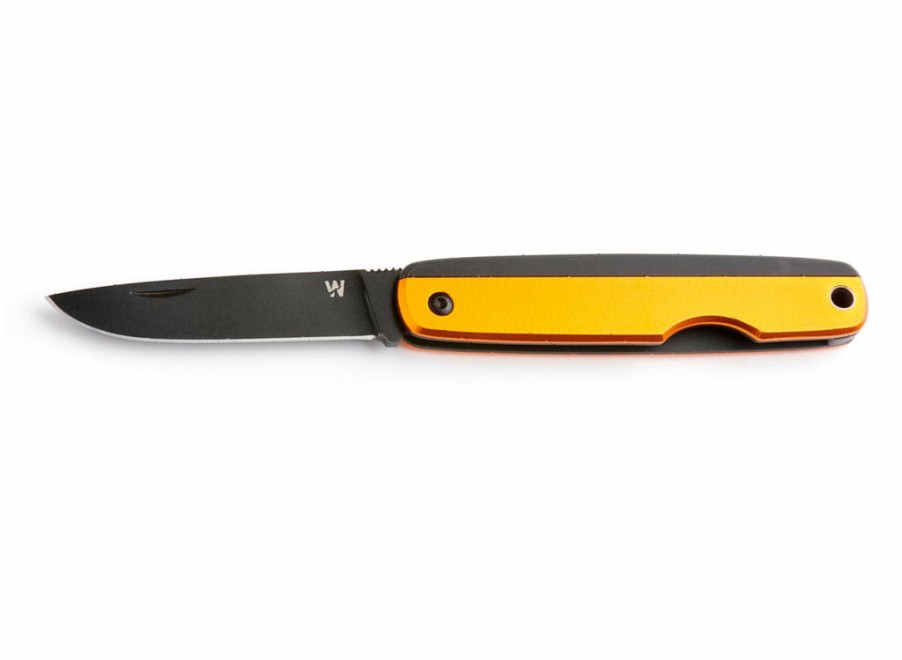 Whitby Knives Whitby Kent Edc Pocket Knife (2.25") - Lava Orange & Black | General Purpose Knives