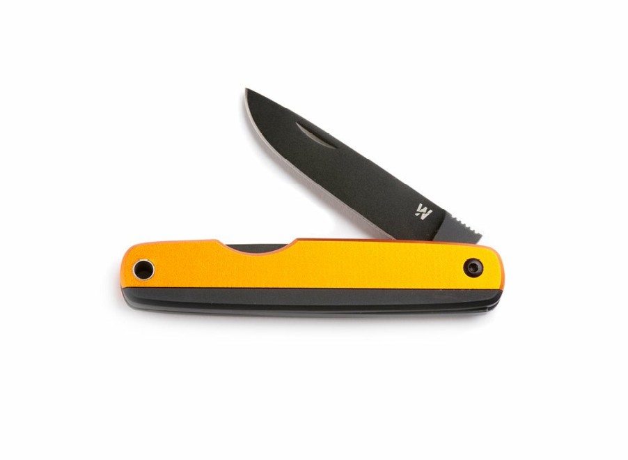 Whitby Knives Whitby Kent Edc Pocket Knife (2.25") - Lava Orange & Black | General Purpose Knives