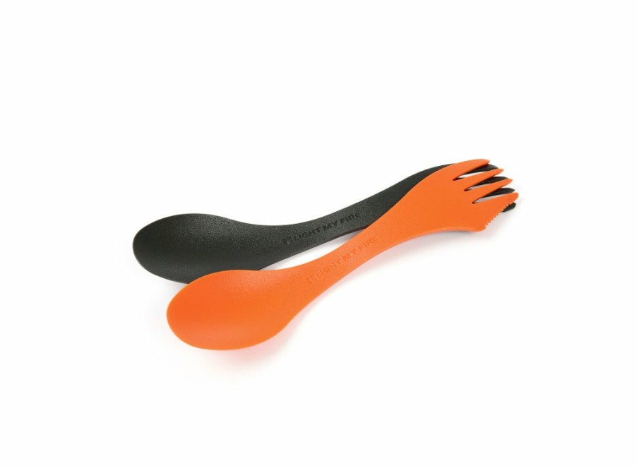 Light My Fire Light My Fire Spork Original 2-Pack - Rusty Orange/Slaty Black | Sporks