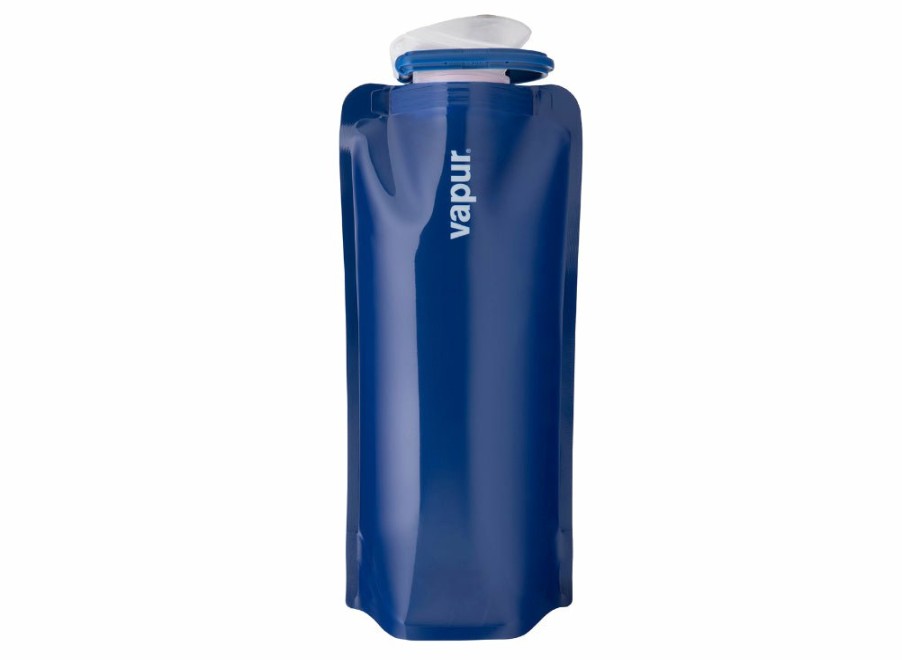 Vapur Vapur Wide Mouth 1L - Solids - Admiral Blue | Foldable Water Bottles