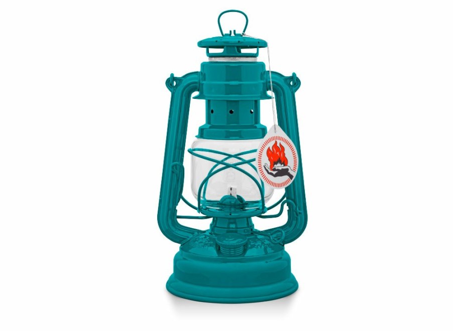 Feuerhand Feuerhand Baby Special 276 Hurricane Lantern - Teal Blue | Lanterns