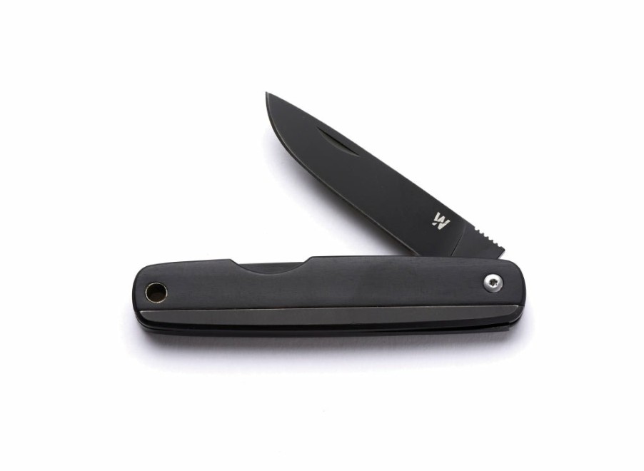 Whitby Knives Whitby Kent Edc Pocket Knife (2.25") - Black Pakkawood | General Purpose Knives